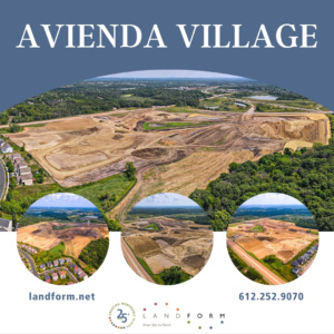 Avienda Village Chanhassen Minnesota Landform Land Survey Landscape Architect Urban Planner Drone Photography