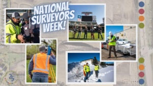national surveyors week land surveyor drone aerial operator landform