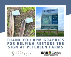 rpm graphics petersen farms andover minnesota sign repair landform