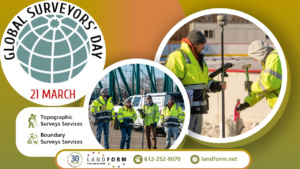 global surveyors day land surveyor topographic boundary lidar drone orthomosaic minneapolis minnesota elk river