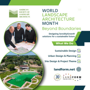 world landscape architecture month asla american society of landscape architects minneapolis elk river minnesota
