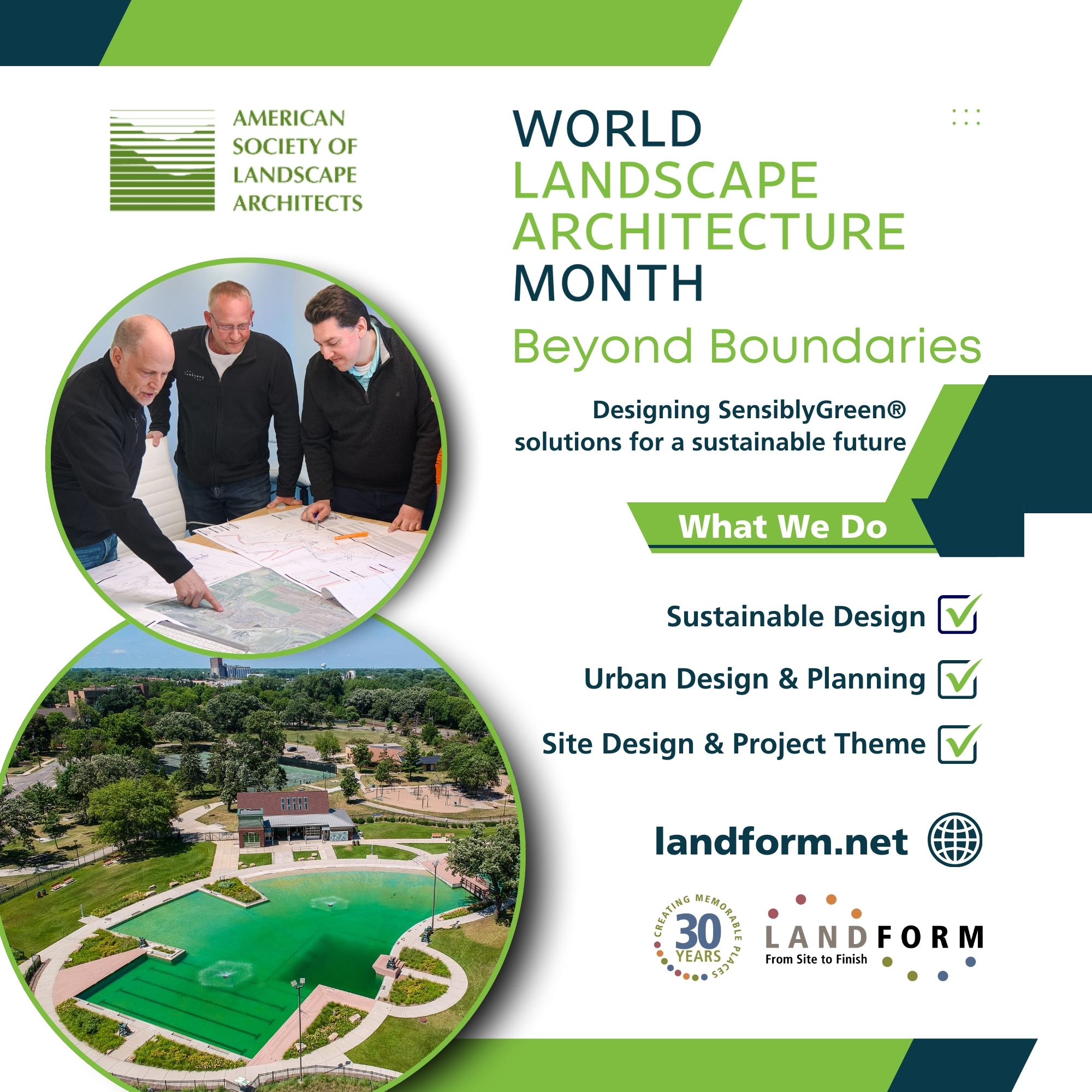 world landscape architecture month asla american society of landscape architects minneapolis elk river minnesota