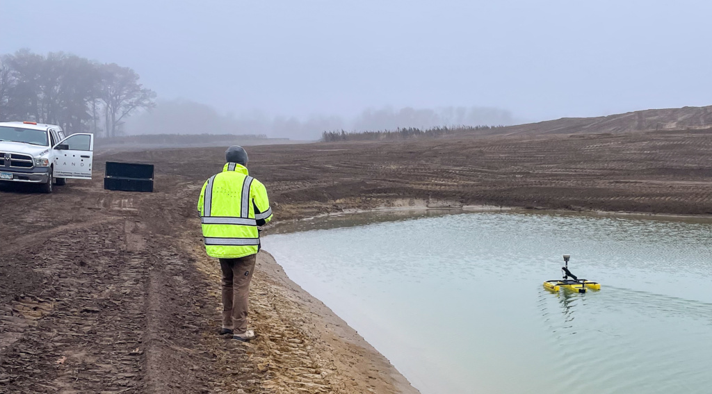 bathymetric surveying ground water civil engineering land surveying planning landscape architecture hugo minnesota elk river minneapolis