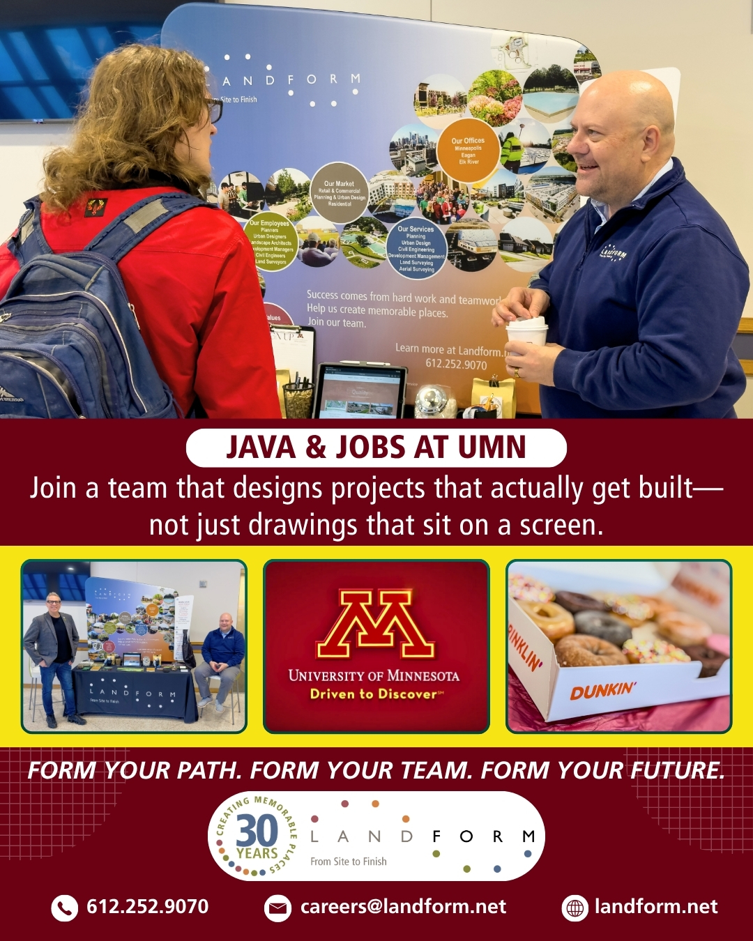 java jobs career fair university minnesota civil engineer landscape architect minneapolis