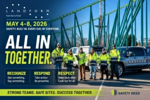 construction safety week land suvey valleyfair minneapolis minnesota landform