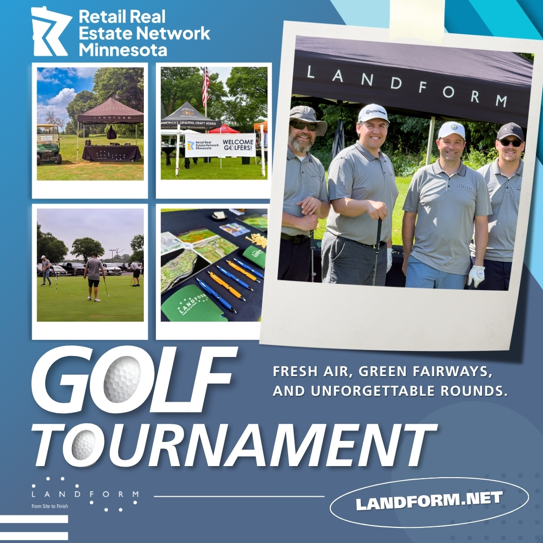 retail real estate network minnesota golf tournament minnesota landform civil engineer planner landscape architect land surveyor lidar drone pilot elk river minneapolis
